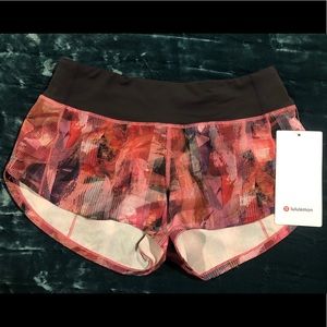 Lululemon Speed Up Shorts 2.5 NWT